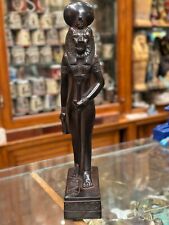 Rare Pharaonic Carvings Of The Ancient Masterpiece Of Black Statue Of Sekhmet BC picture