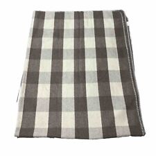 100% Ektos 90% Wool Blanket  70 X 94” Warm Camping Blanket Throw Bed EUC picture