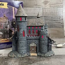 Rare Department 56 Halloween Dracula's Castle /Dracula Figure Included(no hands) picture