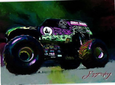 Grave Digger 2018 Authentic Artist Signed Limited Edition Card 48 of 50 picture