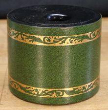 Vintage Squires Inkwell Co. - Pittsburgh, PA - Green & Gold Self Closing Inkwell picture