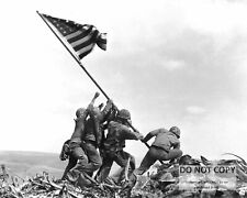 U.S. MARINES RAISING THE FLAG AT IWO JIMA ICONIC - 8X10 HISTORIC PHOTO (AZ-089) picture