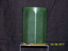 c1905 Arts & Crafts Mission Style Zanesville#203 Cucumber Glaze Art Pottery Vase picture