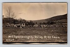 Prattsville NY-New York RPPC, M.T. Speenburgh's Dairy, Vintage c1910 Postcard picture
