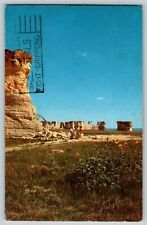 Postcard Monument Rocks Smoky Hill River Valley near Oakley Kansas  picture