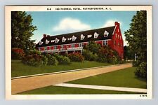 Rutherfordton NC-North Carolina, Iso-Thermal Hotel Vintage Souvenir Postcard picture