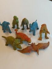 Lot 8 Vintage 1990's Toy Animals Dinosaurs PVC Dense Rubber Figures UKRD picture