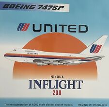 1/200 Inflight- United 747SP- Saul Bass livery-NIB picture