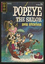 POPEYE #66 - Gold Key Oct. 1962 SEA STORIES VG+ 84 Pages picture