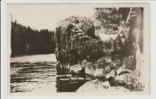 RPPC Taylors Falls Minnesota Shadow Rock Lake A Real Photo Postcard MN UN-POSTED picture