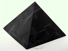Shungite World Shungite Pyramid Un-Polished 30 x 30 mm Original Healing Stone picture