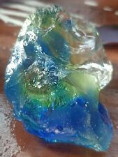 130 Grams Rare Soft Blue and Green  Monatomic Bicolor Andara Crystal Raw picture