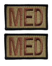 2 Pack of Air Force MED OCP Patch Spice Brown - Medical - Duty Identifier Tab picture