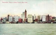 c1910 City Skyline Panorama View Waterfront NYC NY New York City P91 picture
