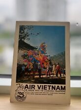 VINTAGE SOUTH VIETNAM SAIGON AIR VIETNAM POSTCARD VIETNAM WAR PRE 1975 picture