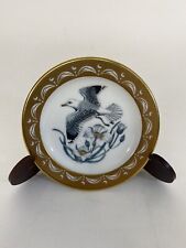 Franklin Porcelain State Birds & Flowers Utah Sea Gull Sego Lily 1979 picture