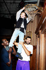 Michael Cooper Macaulay Culkin and Vladimir Divac 1992 Old Photo 1 picture