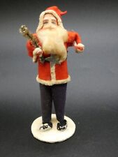 Vintage 1930s Christmas Belsnickle Santa with Brush Tree and Star Belt Japan picture