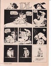 Rare 1972 IDYL Jeff Jones Comic Art 1 page 9 panels/ AKA Jeffrey Catherine Jones picture