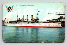 1906 US Battleship Connecticut Battle Ship IPCC IPCN & Co Postcard picture