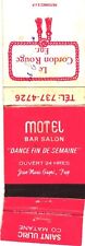 Motel Lounge Bar, Le Cordon Rouge Enr., Vintage Matchbook Cover picture