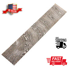 10 inch Hand Forged Damascus Steel Billet Bar Knife Making 