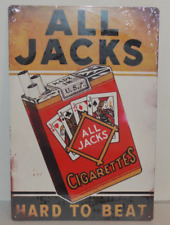 All Jacks Hard to Beat Metal Sign 18 x 12 inches picture