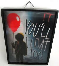 Open Road Brands Stephen King's It 3D Framed You'll Float Too 8 x 6 Holograph picture