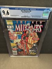 New Mutants 98 CGC 9.6 Newsstand First Appearance Of Deadpool Marvel Comics picture