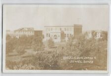 Campus buildings, Lutheran College, Jewell Iowa; history photo postcard RPPC % picture