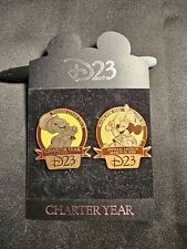 2009 Walt Disney Company 2009 Annual Meeting Exclusive Pin w/ Charter Year Pin picture