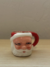 Vintage Santa MINI mug Japan Winking Santa - 1.75