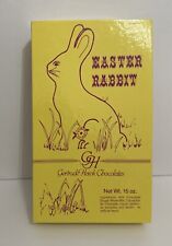 Vintage Gertrude Hawk Chocolates Easter Rabbit Candy Box, 9.25” Tall picture