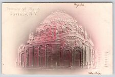 Buffalo New York~Temple of Music~Mauve Tan Airbrushed Embossed~1906 IPCC picture