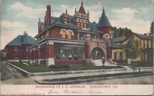 Postcard Residence JS Douglas Uniontown PA 1908 picture