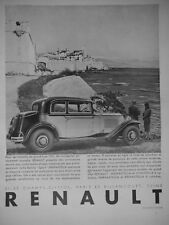 1931 RENAULT MODELS GRAND LUXURY SEDAN SPORT NERVASTELLA PRESS ADVERTISEMENT picture