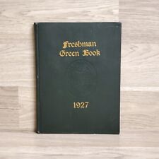 READ🔻 Dartmouth College Freshman Green Book Class of 1927 Hardcover Hanover, NH picture