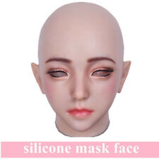 Artificial Realistic Fake Silicone Girl Face Human Dresse Transgender Drag Queen picture