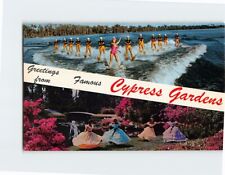 Postcard Greetings from Famous Cypress Gardens Florida USA picture