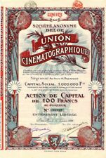 Societe Anonyme Belge Union Cinematographique - Foreign Stocks picture