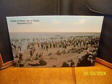 1910-20s Crowd on the Beach at Isle of Palms Charleston SC S Carolina picture