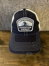 Disney Parks Animal Kingdom I Conquered Everest Adjustable Baseball Hat Cap picture