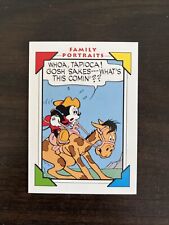 1991 Impel Disney Collector Cards Family Portraits #163 Sunday Comic Strip picture