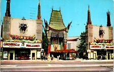 Postcard 1959 Grauman's Chinese Theatre Boulevard Hollywood California A96 picture