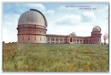 c1910's The Yerkes Observatory Building Exterior Lake Geneva Wisconsin Postcard picture