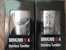 Biohazard Resident Evil RE 4 Stainless Tumbler Set of 2 Type A Type B lot picture