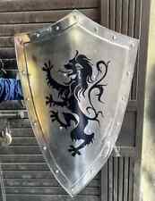 18GA Steel Medieval Armor Shield Knight Templar Shield Replica Halloween Gift picture