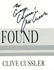 Clive Cussler- Signed Paper picture
