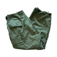 Vintage Military Pants Mens L Short Tropical Trouser Rip Stop Poplin OG 107 picture