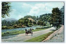 1908 Carriage Drive Horse Street Road West Claremont New Hampshire NH Postcard picture